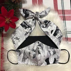 Charleston Girl Headband/Face Mask Headband/Face Mask